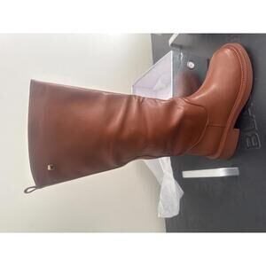 Women's Knee-High Brown Leather Boots Size 8.5M